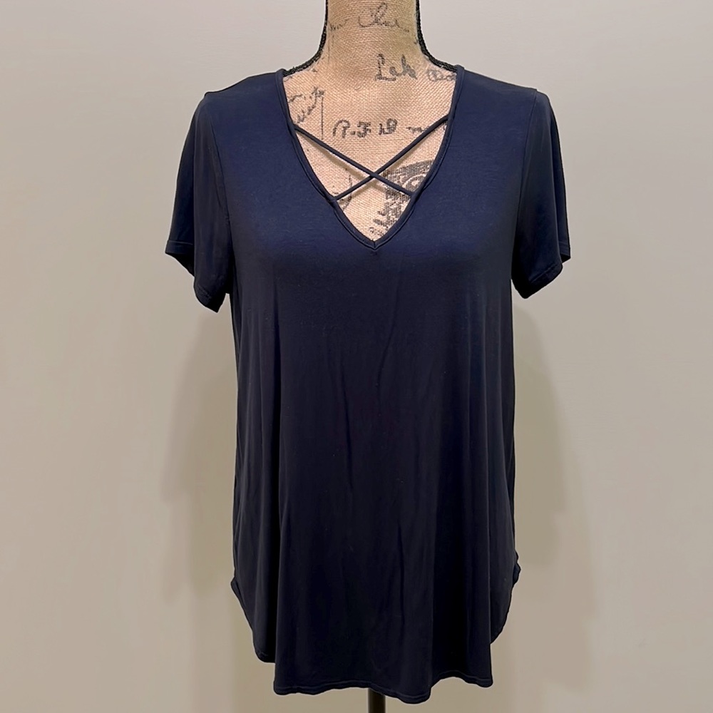 Emory Park Womens Navy Top